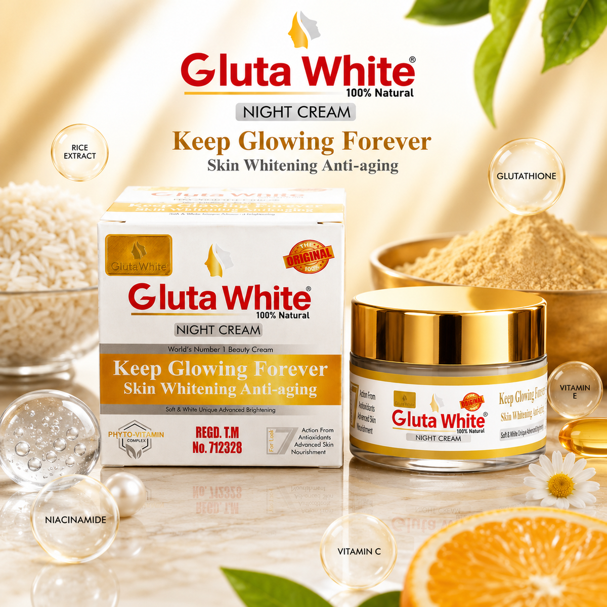 Gluta White Night Cream