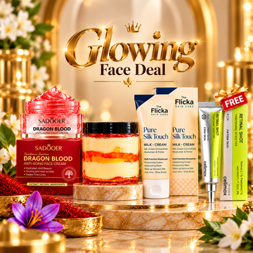 Glowing Face Deal || 4 in 1 Bundle اگر 7 دن میں رزلٹ نہ ملے تو آپ اپنی رقم واپس لے سکتے ہیں۔